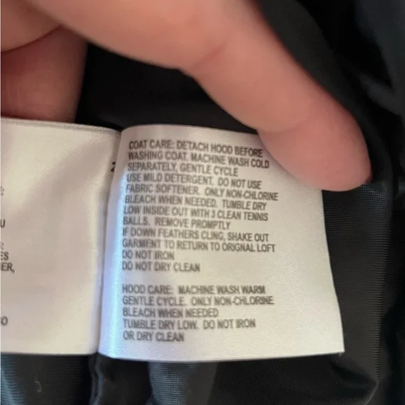 Michael Kors Women Down Coat Puffer Faux Fur Trim Hooded Plus 1X Black Gold - Picture 8 of 11